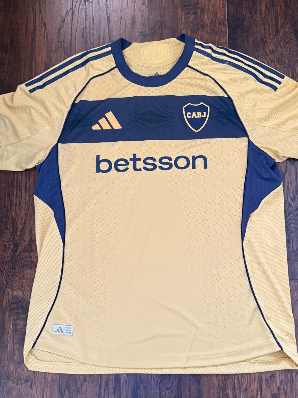 BOCA JUNIORS ADIDAS Official Product Authentic Away Jersey Men's Size XL
